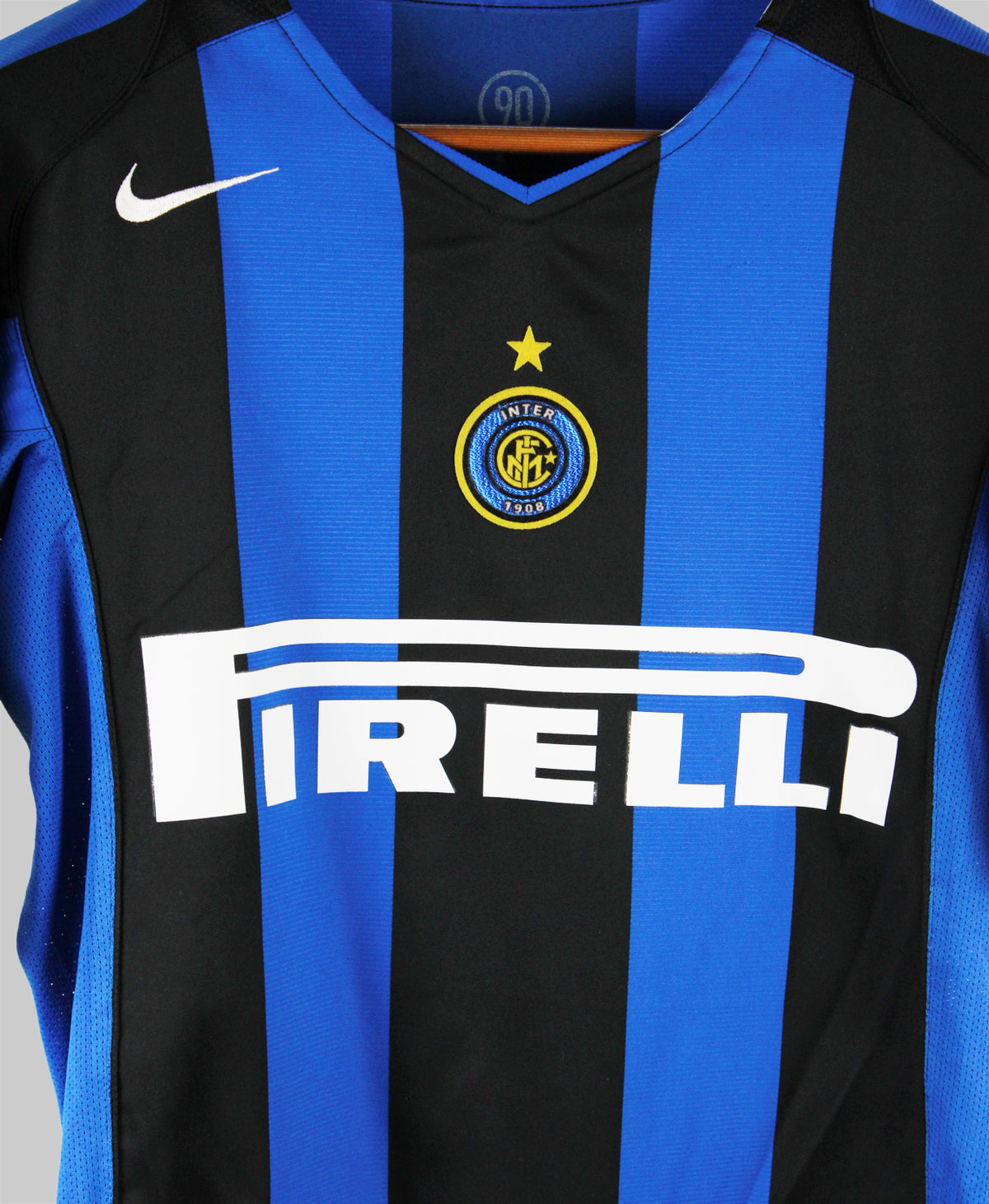 Inter Milan 2004-05 Adriano Short Sleeve Home Kit (S)
