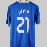 Italy 2011-12 Pirlo Short Sleeve Home Kit (XL)
