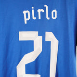 Italy 2011-12 Pirlo Short Sleeve Home Kit (XL)