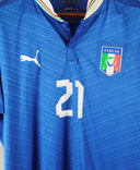 Italy 2011-12 Pirlo Short Sleeve Home Kit (XL)