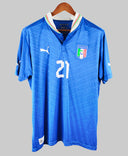 Italy 2011-12 Pirlo Short Sleeve Home Kit (XL)