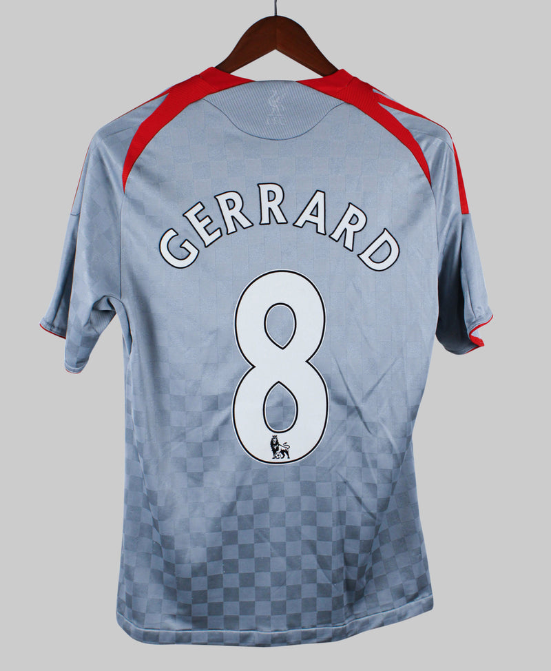 Liverpool 2008-09 Gerrard Short Sleeve Away Kit (M)