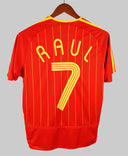 Spain 2006-07 Raul Short Sleeve Home Kit (S)