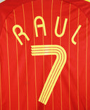 Spain 2006-07 Raul Short Sleeve Home Kit (S)