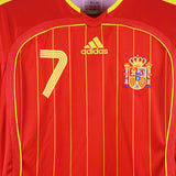 Spain 2006-07 Raul Short Sleeve Home Kit (S)