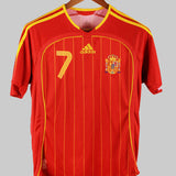 Spain 2006-07 Raul Short Sleeve Home Kit (S)