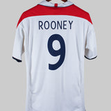 England 2003-04 Rooney Short Sleeve Home Kit (L)