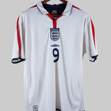 England 2003-04 Rooney Short Sleeve Home Kit (L)