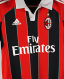 AC Milan 2012-13 Balotelli Short Sleeve Home Kit (S)
