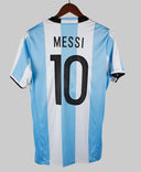 Argentina 2015-16 Messi Short Sleeve Home Kit (M)