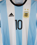 Argentina 2015-16 Messi Short Sleeve Home Kit (M)