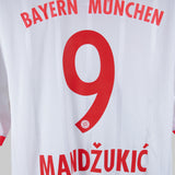 Bayern Munich 2012-13 Mandzukic Short Sleeve Away Kit (XL)