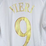 Italy 2004-05 Vieri Short Sleeve Away Kit (L)