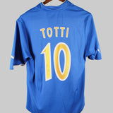 Italy 2003-04 Totti Short Sleeve Home Kit (M)