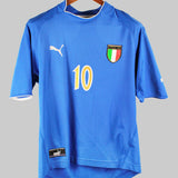 Italy 2003-04 Totti Short Sleeve Home Kit (M)