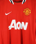 Manchester United 2011-12 Chicharito Short Sleeve Home Kit (M)