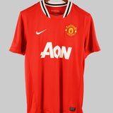 Manchester United 2011-12 Chicharito Short Sleeve Home Kit (M)