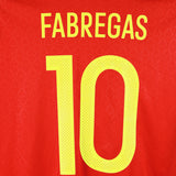 Spain 2015-16 Fabregas Short Sleeve Home Kit (L)