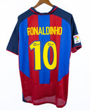 Barcelona 2003-04 Ronaldinho Home Kit (XL)