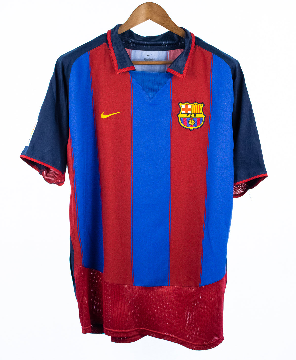 Barcelona 2003-04 Ronaldinho Home Kit (XL)