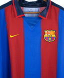 Barcelona 2003-04 Ronaldinho Home Kit (XL)
