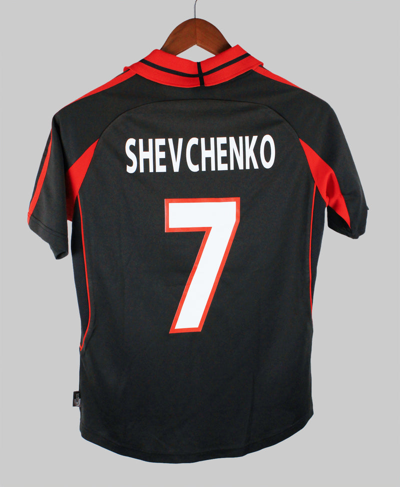 AC Milan 2000-01 Shevchenko Third Kit (YL)