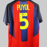 Barcelona 2003-04 Puyol Home Kit  (L)