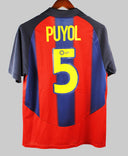 Barcelona 2003-04 Puyol Home Kit  (L)