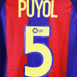 Barcelona 2003-04 Puyol Home Kit  (L)