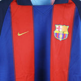 Barcelona 2003-04 Puyol Home Kit  (L)