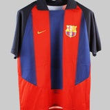 Barcelona 2003-04 Puyol Home Kit  (L)