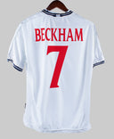 England 1999 Beckham Home Kit (L)