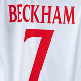 England 1999 Beckham Home Kit (L)