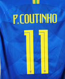Brazil 2018-19 P. Coutinho Away Kit (M)