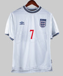 England 1999 Beckham Home Kit (L)