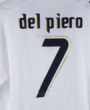 Italy 2006-07 Del Piero Long Sleeve Away Kit (XL)