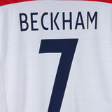 England 2004-05 Beckham Short Sleeve Home Kit (M)