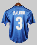Italy 1998-99 Maldini Home Kit (YL)