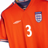England 2002 A. Cole Away Kit (L)