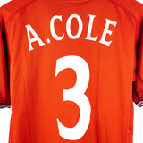 England 2002 A. Cole Away Kit (L)
