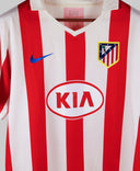Atletico Madrid 2010-11 Kun Aguero Home Kit (L)