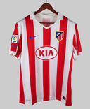 Atletico Madrid 2010-11 Kun Aguero Home Kit (L)