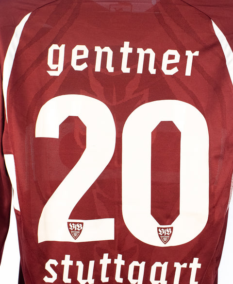 VfB Stuttgart 2010-12 Gentner Player Issue Long Sleeve Away Kit (XL)