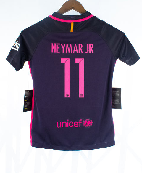 Barcelona 2016-17 Neymar Jr Away Kit W/ Tags (YM)