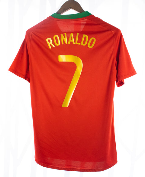 Portugal 2008 Ronaldo Home Kit (S)