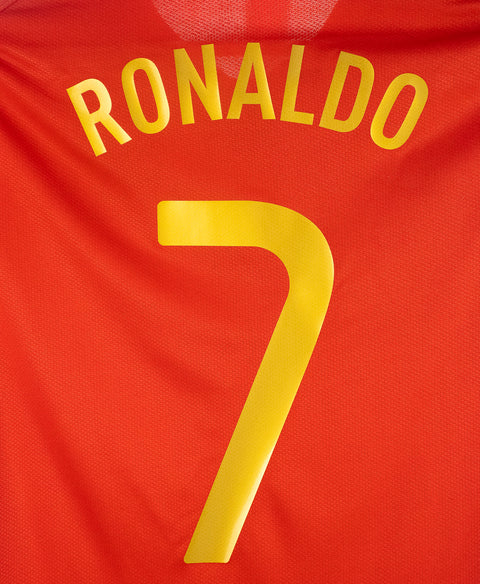 Portugal 2008 Ronaldo Home Kit (S)