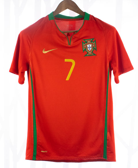 Portugal 2008 Ronaldo Home Kit (S)