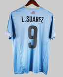 Uruguay 2014-15 L. Suarez Home Kit  (L)