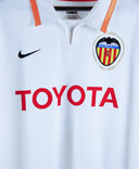 Valencia 2007-08 David Villa Home Kit  (L)