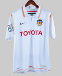 Valencia 2007-08 David Villa Home Kit  (L)